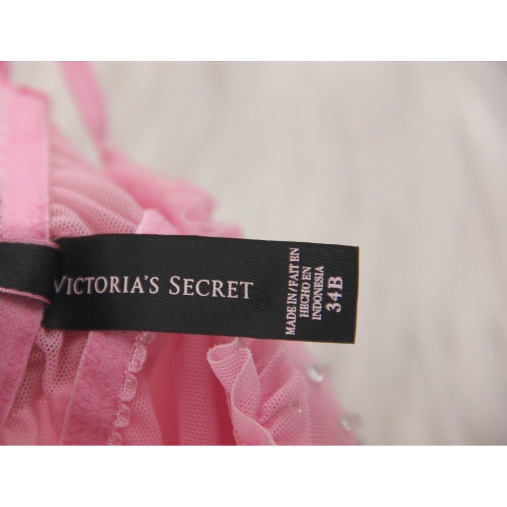 Victorias Secret Sexy Little Things Babydoll Dress 34B Rhinestone Lot Barbie Y2K - Picture 9 of 16